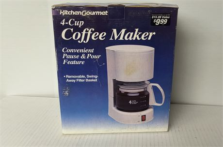 Kitchen Gourmet 4-Cup Coffee Maker