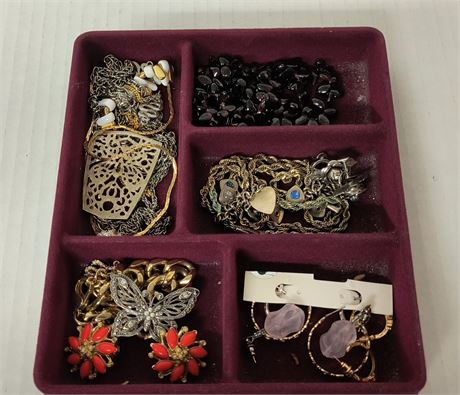 Small Tray Of Jewelry