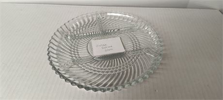Vintage Indian Glass Plate
