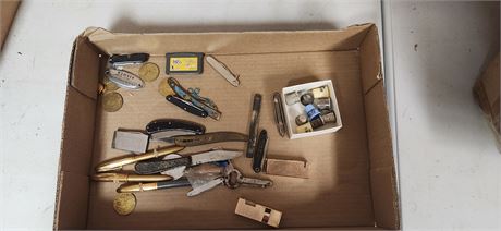 Vintage Knives & Thimbles & Misc. Items