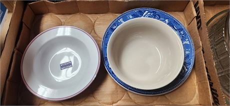 Lionel Train Plate. Has Chip In It & Misc. Plates