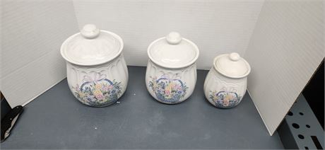 Vintage Counter Storage Containers