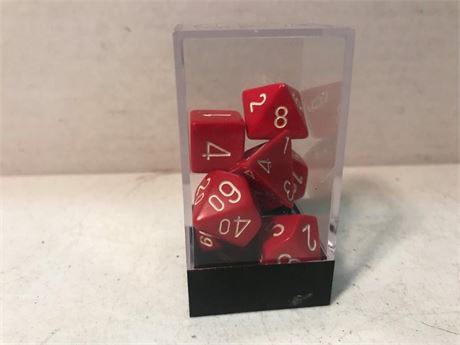 Gaming Multi Sided Dice (Red0