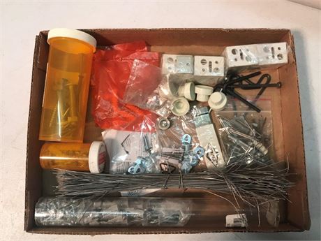 Flat of Screws & Misc.