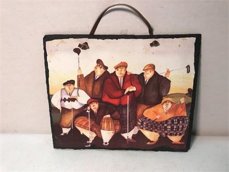 Slate Golf Art