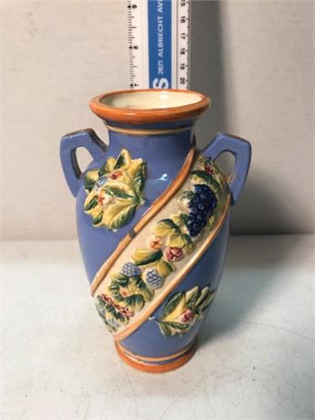Vintage Maurhon Ware Vase Majolica Ceramic Japan