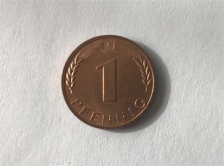 1970J Germany 1 Pfennig