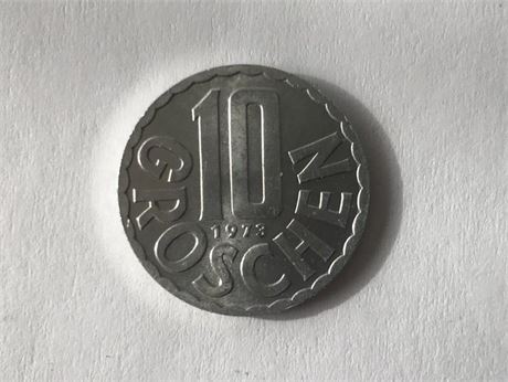 1973 Austria 10 Groschen