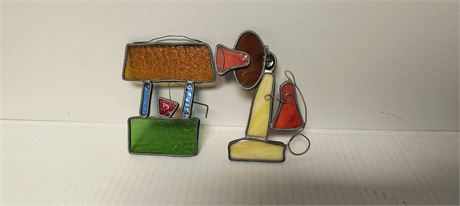 Small Stain Glass Decorative Pieces