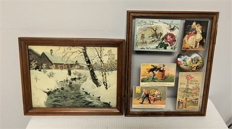 Wood Framed Artwork