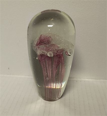Jellyfish Glass Paper Weight