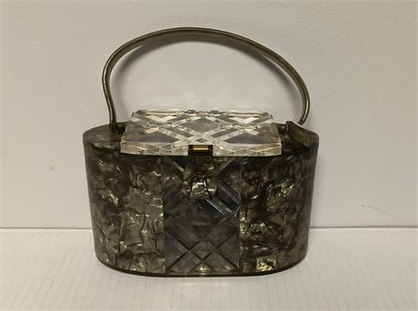 Patricia Of Miami Lucite Purse