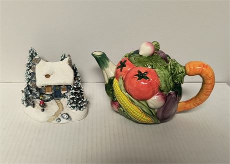 Christmas Decoration & Tea Pot