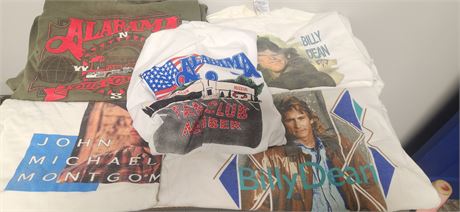 Vintage Concert Tee Shirts Size XXL & XL