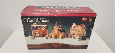 Trim A Home Holiday Memories Village Houses