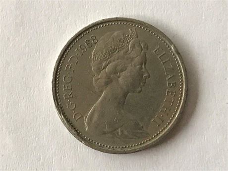 1968 Great Britain 5 New Pence