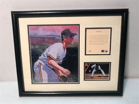 1994 Jay Bell Pittsburgh Pirates Kelly Russell Lithograph Framed