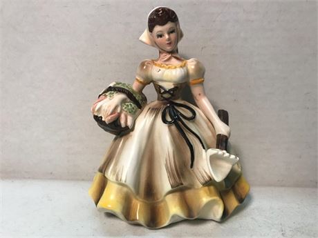 Vintage Lefton "Priscilla" 1685C Lady Planter