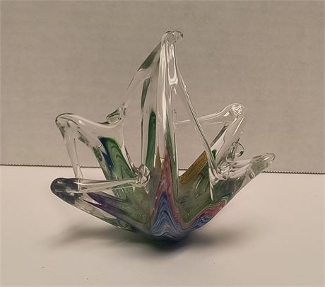 Murano Glass Decorative Blown Glass Bowl