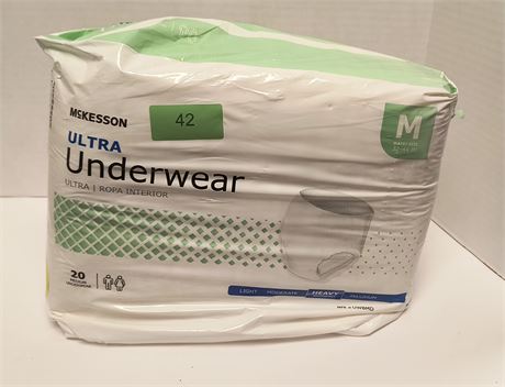 McKesson Ultra Underwear Size Medium