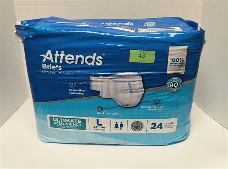 Attends Briefs Size Large