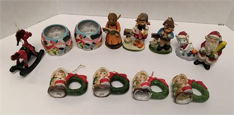 Lot Of Various Christmas Decorations