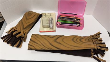 Colored Pencils & Phone-Line Switch & Misc.