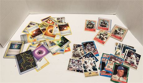 Pokemon & Baseball & Football Cards. Some Signed