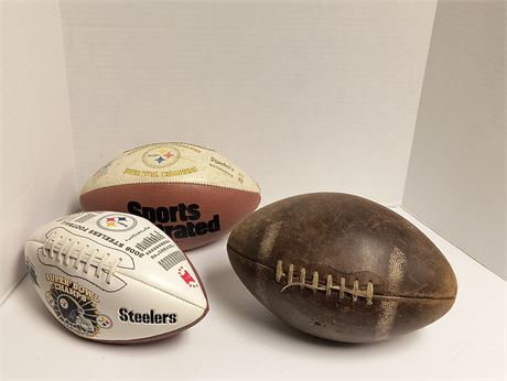 3 Footballs