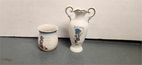 Holly Hobbie Candle Holder & Vase