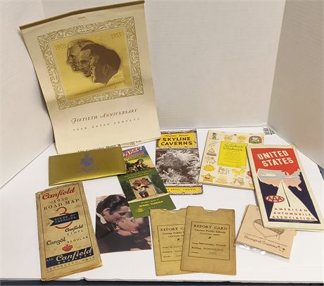 Vintage paperwork
