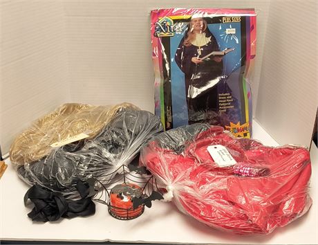 Lot Of Halloween Costumes & Items