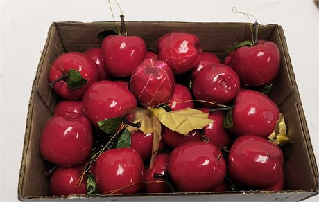Lot Of Apple Ornaments