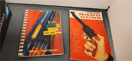 Popular Hand Guns Magazine & Lyman Ammunition Reloading Hand Book