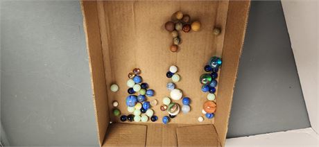 Various Marbles & Clay Marbles