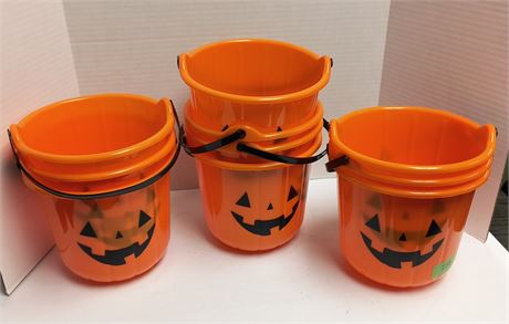 Lot Of Pumpkin Buckets