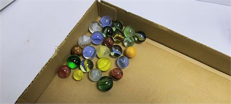 24 Collectible Marbles