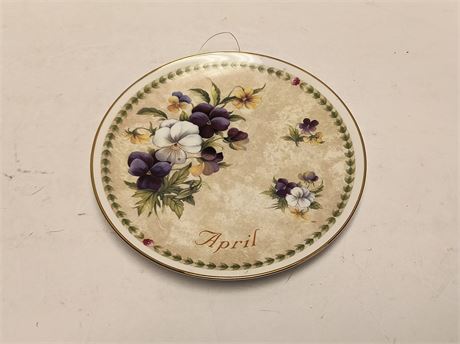 Decorative April Plate