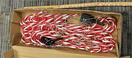 Candy Cane Outdoor Christmas Lights