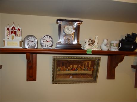 Clocks and More- No Shelf