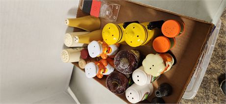 Various Salt & Pepper Shakers