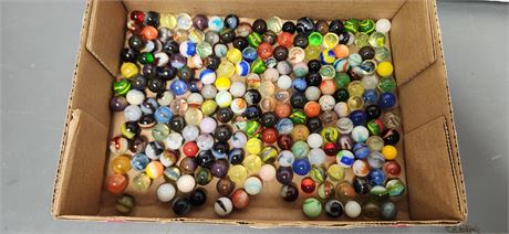 Various Collectible Marbles. Some Glow