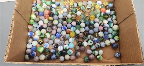 Various Collectible Marbles. Some Glow