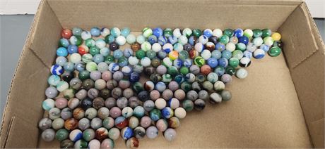 Various Collectible Marbles. Some Glow