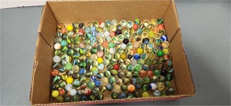Various Collectible Marbles. Some Glow