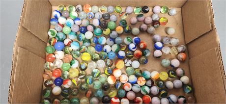 Various Collectible Marbles. Some Glow