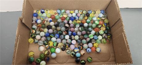 Various Collectible Marbles. Some Glow