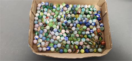 Various Collectible Marbles. Some Glow