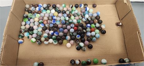 Various Collectible Marbles. Some Glow