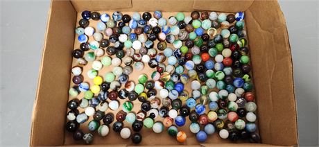 Various Collectible Marbles. Some Glow